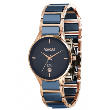 Женские Часы Металлокерамика, Guardo S0395-7-RD